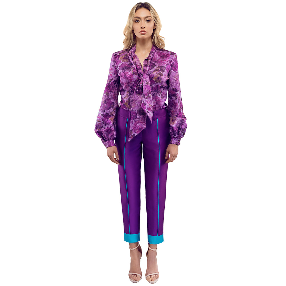 ⭐︎週末sale☆新品未使用　violet room lace blouse LAMISSCHE Womens Sexy Deep V Neck Blouse Lantern Long Sleeve